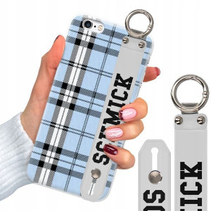 Etui + Pasek do iPHONE 6 PLUS Case W Kratkę Wzory