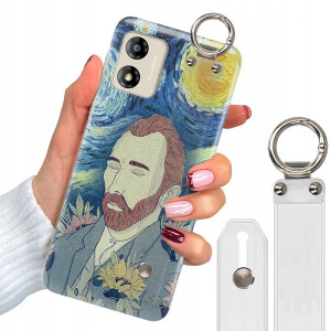 Etui + Pasek Do MOTOROLA E13 Impresja Dali Wzory