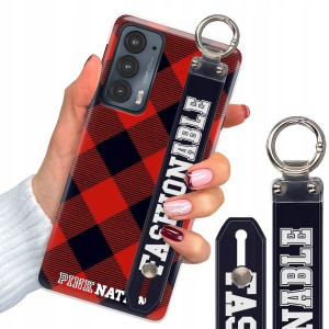 Etui + Pasek do MOTOROLA EDGE 20 5G W Kratkę Wzory