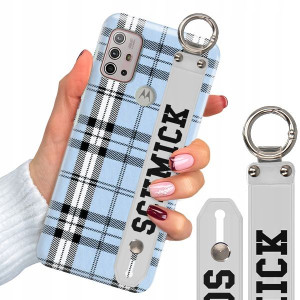 Etui + Pasek do MOTOROLA G10 POWER W Kratkę Wzory