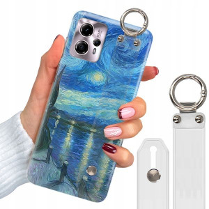 Etui + Pasek Do MOTOROLA G23 Impresja Dali Wzory