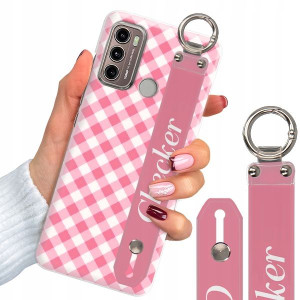 Etui + Pasek do MOTOROLA G40 FUSION W Kratkę Wzory