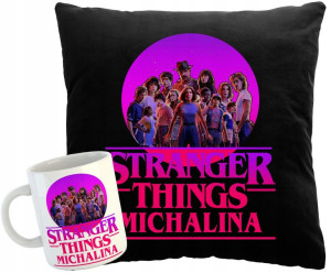Zestaw Kubek Poduszka Stranger Things Hellfire Y4