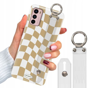 Etui + Pasek do MOTOROLA G42 Wiosenne Wiosna Wzory