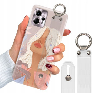 Etui + Pasek Do MOTOROLA G53 Dziewczęce Top Wzory