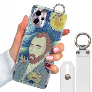 Etui + Pasek Do MOTOROLA G53 Impresja Dali Wzory