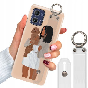 Etui + Pasek Do MOTOROLA G73 Dziewczęce Top Wzory
