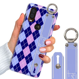 Etui + Pasek do MOTOROLA ONE VISION W Kratkę Wzory