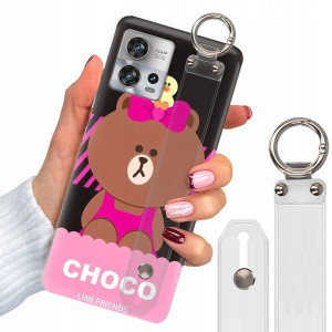 Etui + Pasek do MOTOROLA S30 PRO 5G Miś Top Wzory
