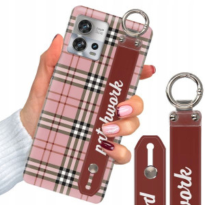 Etui + Pasek do MOTOROLA S30 PRO 5G W Kratkę Wzory