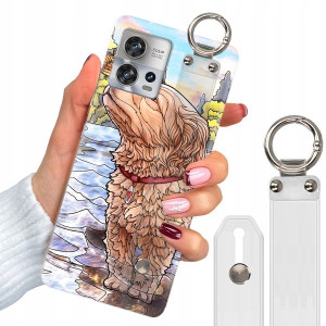 Etui + Pasek do MOTOROLA S30 PRO 5G Wiosna Wzory
