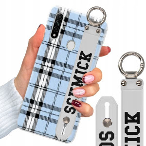 Etui + Pasek do OPPO A31 2020 Case W Kratkę Wzory