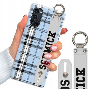 Etui + Pasek do OPPO RENO 4 PRO 5G W Kratkę Wzory