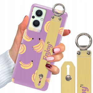 Etui + Pasek do OPPO RENO 8 LITE Banana Top Wzory
