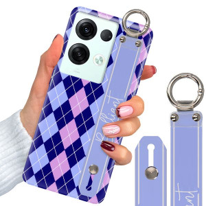 Etui + Pasek do OPPO RENO 8 PRO 5G W Kratkę Wzory