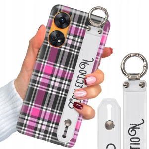 Etui + Pasek Do OPPO RENO 8T 4G Kratka W Kratkę Wz