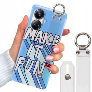 Etui + Pasek Do REALME 10 PRO PLUS 5G Modne Wzory