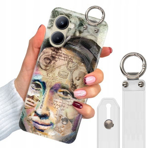 Etui + Pasek do REALME C33 Impresjonistyczne Wzory