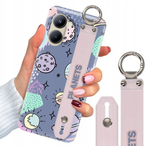 Etui + Pasek do REALME C33 Planet Space Top Wzory