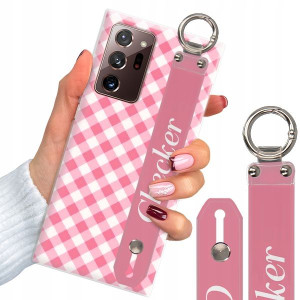 Etui + Pasek do SAMSUNG NOTE 20 PLUS Kratka Wzory