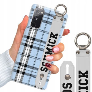 Etui + Pasek do SAMSUNG S20FE Case W Kratkę Wzory