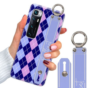 Etui + Pasek do XIAOMI MI 10 ULTRA W Kratkę Wzory