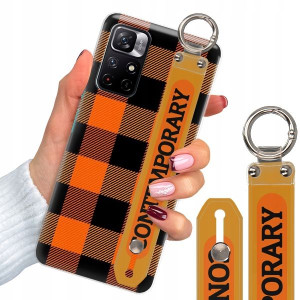 Etui + Pasek do XIAOMI POCO M4 PRO 5G Kratka Wzory