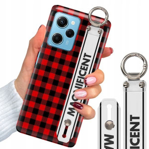Etui + Pasek Do XIAOMI POCO X5 PRO W Kratkę Wzory