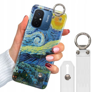 Etui + Pasek Do XIAOMI REDMI 12C Impresja Wzory