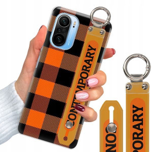 Etui + Pasek do XIAOMI REDMI K40 PRO Kratka Wzory