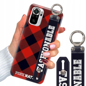 Etui + Pasek do XIAOMI REDMI NOTE 10S Kratka Wzory