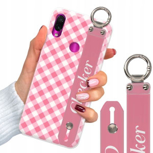 Etui + Pasek do XIAOMI REDMI NOTE 7 W Kratkę Wzory