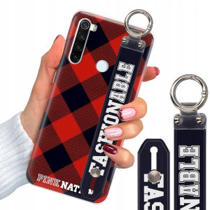 Etui + Pasek do XIAOMI REDMI NOTE 8T Kratka Wzory