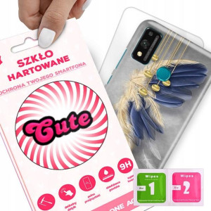 Etui + Szkło do HUAWEI HONOR 9X LITE Modne Wzory