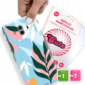 Etui + Szkło Do HUAWEI MATE 10 Kwiaty Flower Wzory