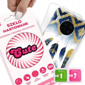 Etui + Szkło do HUAWEI MATE 30 PRO Modne Wzory
