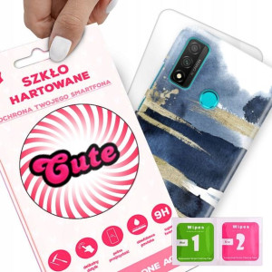Etui + Szkło do HUAWEI P SMART 2020 Modne Wzory