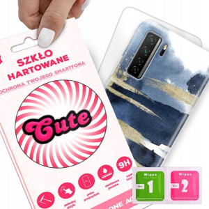 Etui + Szkło do HUAWEI P40 LITE 5G Modne Wzory