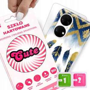 Etui + Szkło do HUAWEI P50 Eleganckie Case Wzory