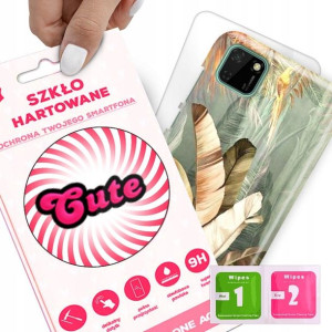 Etui + Szkło do HUAWEI Y5P Eleganckie Case Wzory