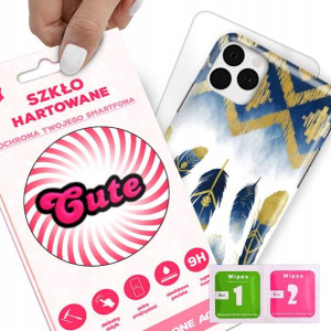 Etui + Szkło do iPHONE 11 PRO MAX Eleganckie Wzory