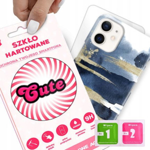 Etui + Szkło do iPHONE 12 MINI Eleganckie Wzory