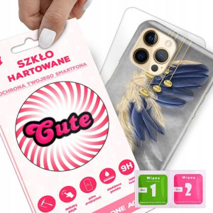 Etui + Szkło do iPHONE 12 PRO MAX Eleganckie Wzory