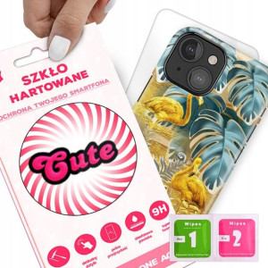 Etui + Szkło do IPHONE 13 MINI Eleganckie Wzory
