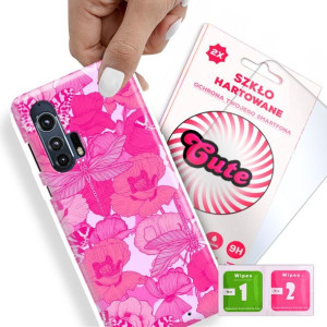 Etui + Szkło Do MOTOROLA EDGE PLUS Kwiaty Wzory