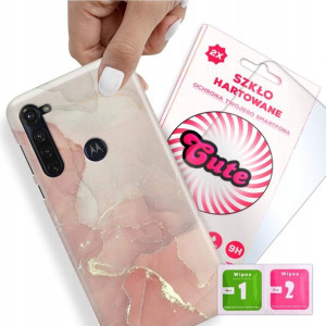 Etui + Szkło do MOTOROLA G PRO Case Marmurki Wzory