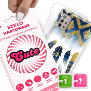 Etui + Szkło do MOTOROLA G30 Eleganckie Top Wzory