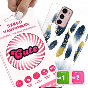 Etui + Szkło do MOTOROLA G42 Eleganckie Case Wzory