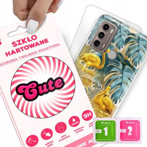 Etui + Szkło do MOTOROLA G60 Eleganckie Top Wzory