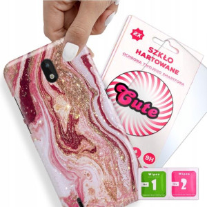 Etui + Szkło do NOKIA 1.3 Case Marmurki Top Wzory